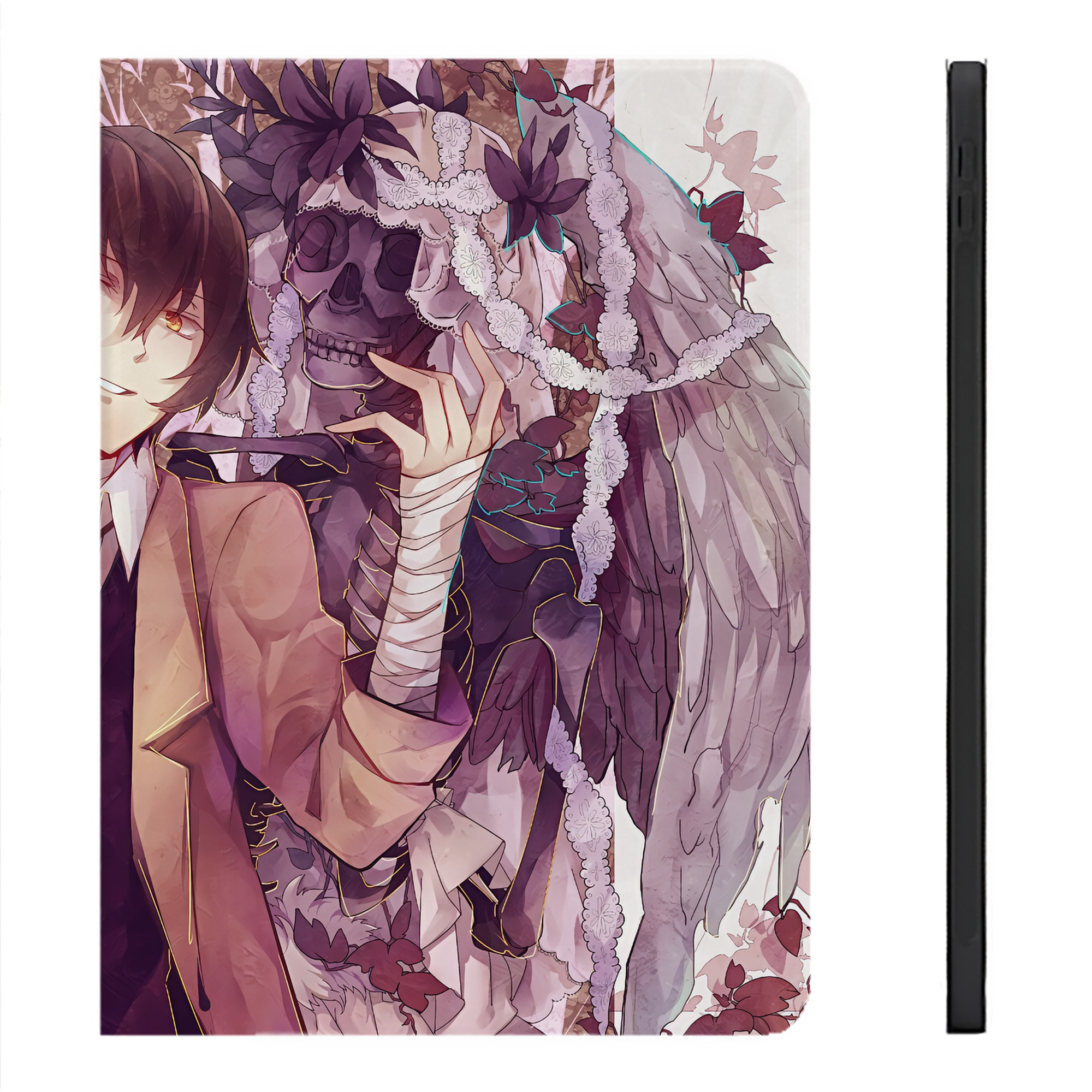 （画像用） 文豪ストレイドッグス Bungo Stray Dogs IPadケース ペンホルダー付き ブックスタイルデザイン